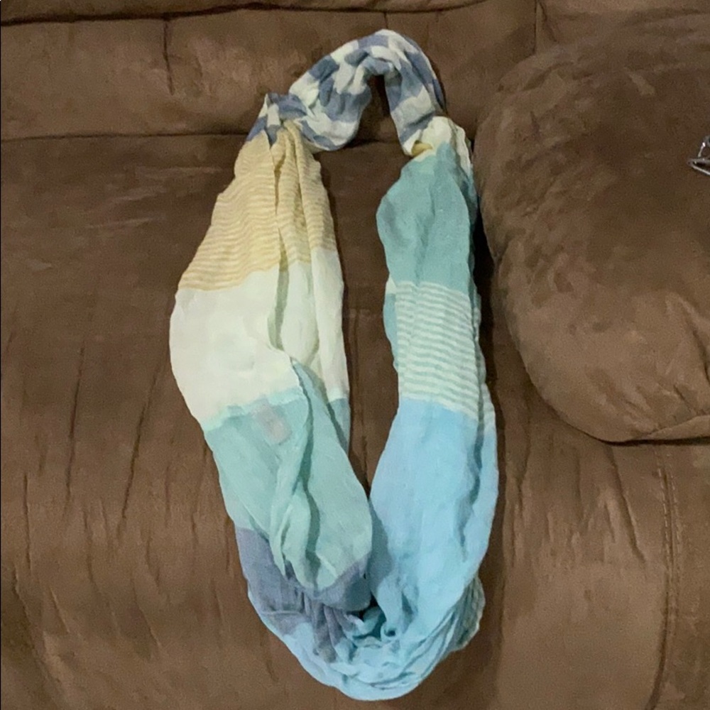 Multi Colored Infinity Spring Scarf